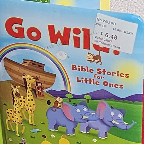 Go Wild Bible Stories for Little Ones Written by Crystal Bowman Softcover Book - Picture 2 of 16